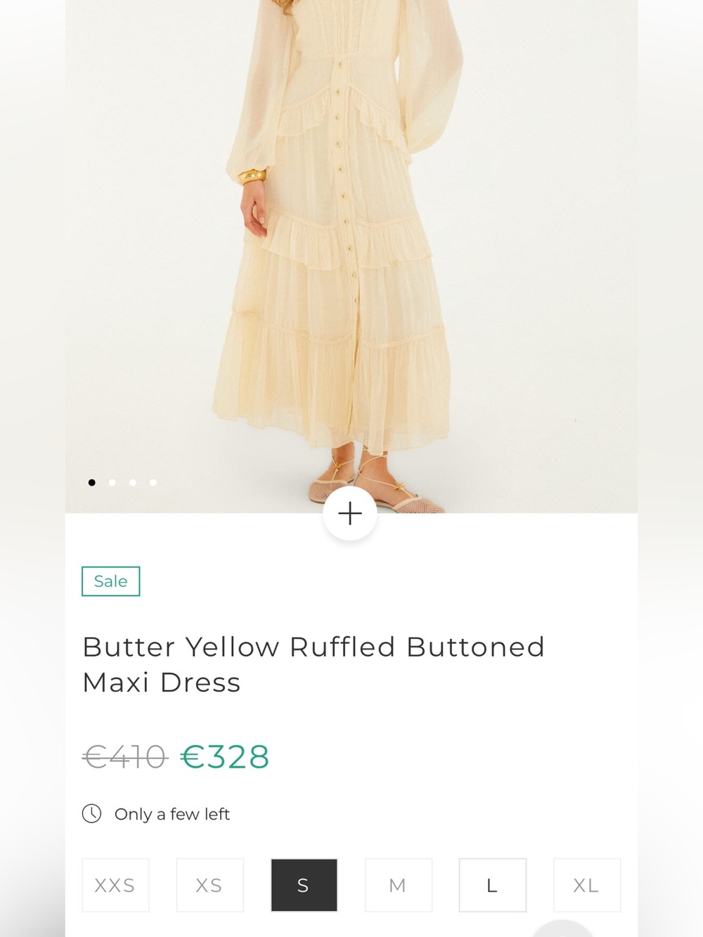 Farm Rio: Butter Yellow Ruffled Buttoned
Maxi Dress - Picture 5 of 9